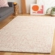 preview thumbnail 7 of 25, SAFAVIEH Handmade Natura Eftychia Textured Wool Rug 3' x 5' - Ivory/Pink - Rectangle
