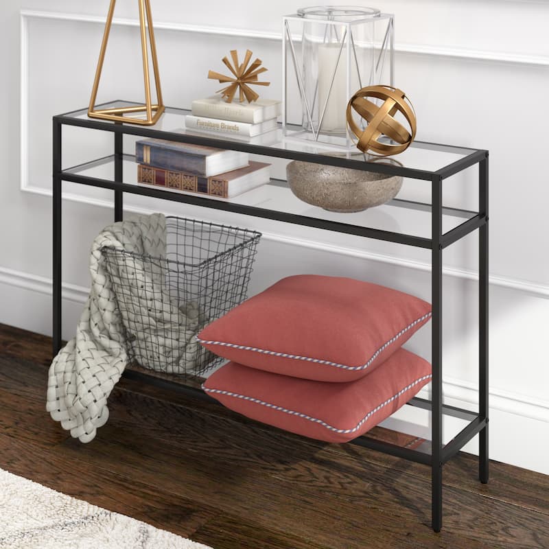 Siviline Console Table - Blackened Bronze - 42"