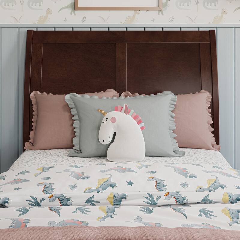 Andorra Platform Bed with Panel Footboard and Twin Trundle