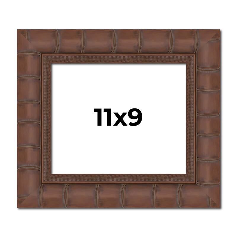 11x9 Frame Pewter Solid Wood Picture Frame Width 1.625 Inches | Interior Frame Depth 0.6875 Inches