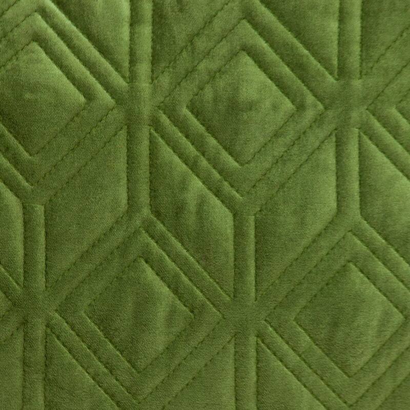 20" Olive Transitional Quilted Throw Pillow