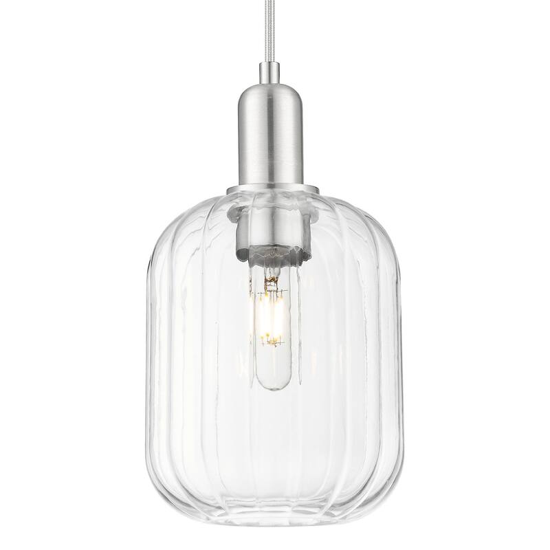 Innovations Lighting 716-1P-G460-7CL Preston 7" Wide Cord Hung Mini - Brushed Satin Nickel