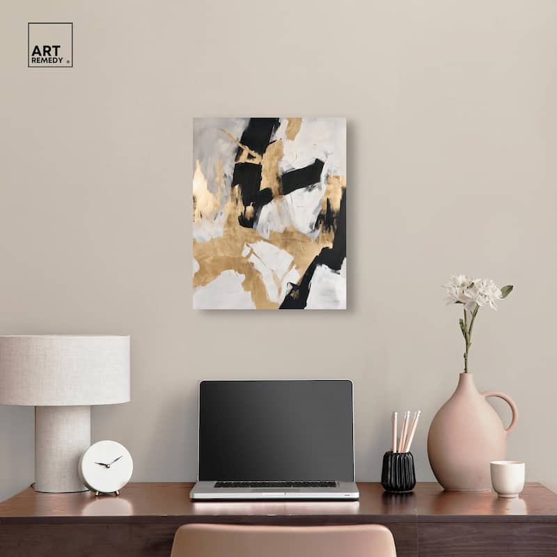 Cracked Gilt I Canvas by Art Remedy, Gallery Wrapped