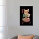 preview thumbnail 13 of 13, iCanvas "Neko Ramen" by Vincent Trinidad Framed