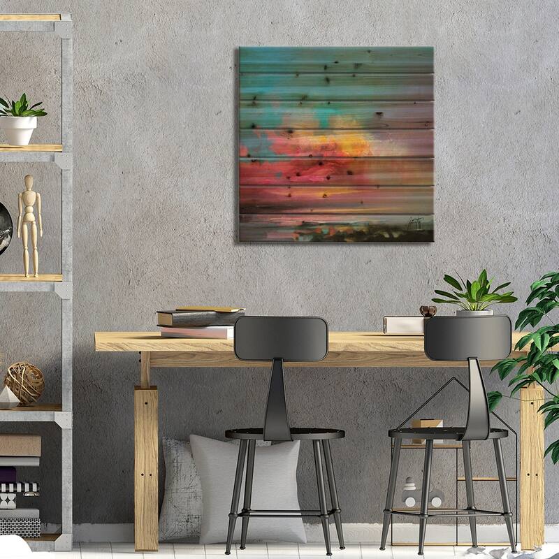 Cumulus Consonance Study II Print On Wood by Scott Naismith - Multi-Color