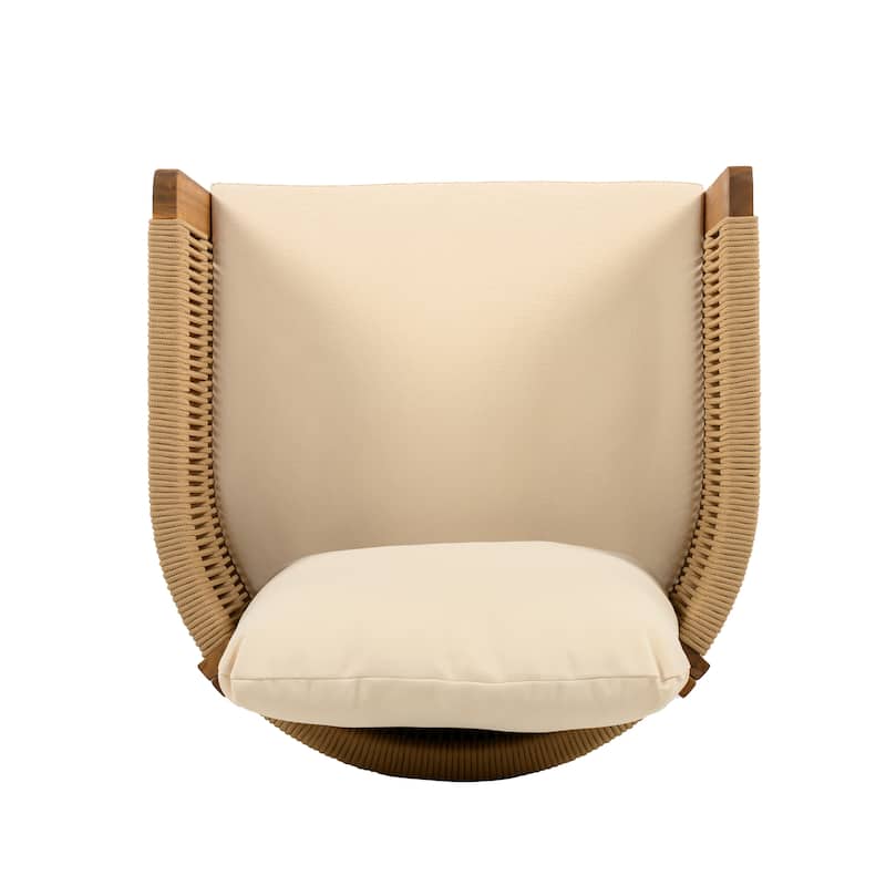 Christopher Knight Home - Isolde Acacia Wood Outdoor Dining Chair（Set of 2）