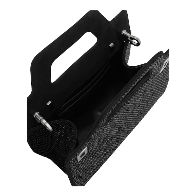 Ferragamo Wanda Mini Stain And Strass Top-Handle Bag