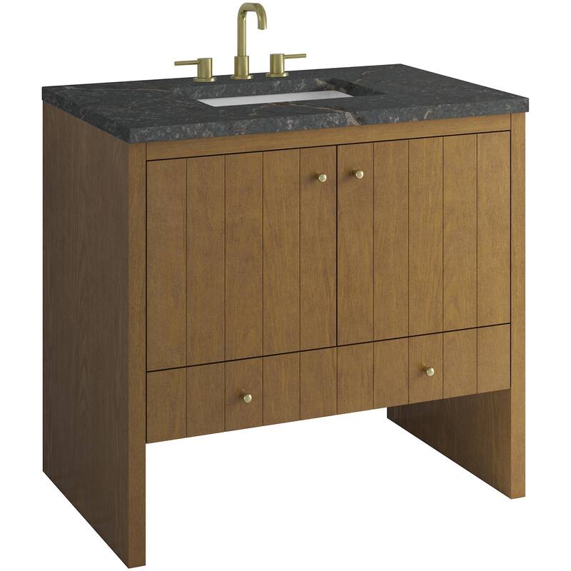James Martin Vanities 435-V36-3PBL Hudson 36" Free Standing Single