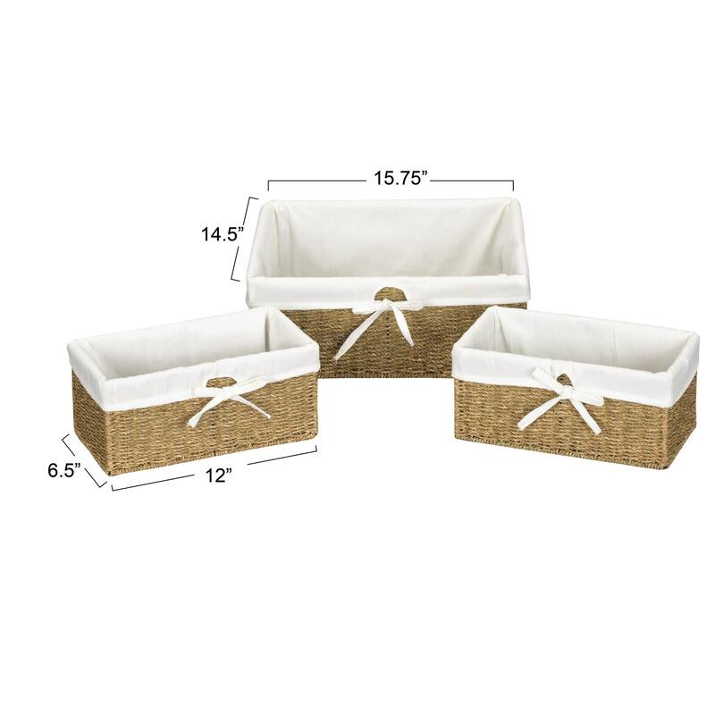 Household Essentials Wicker Basket Set