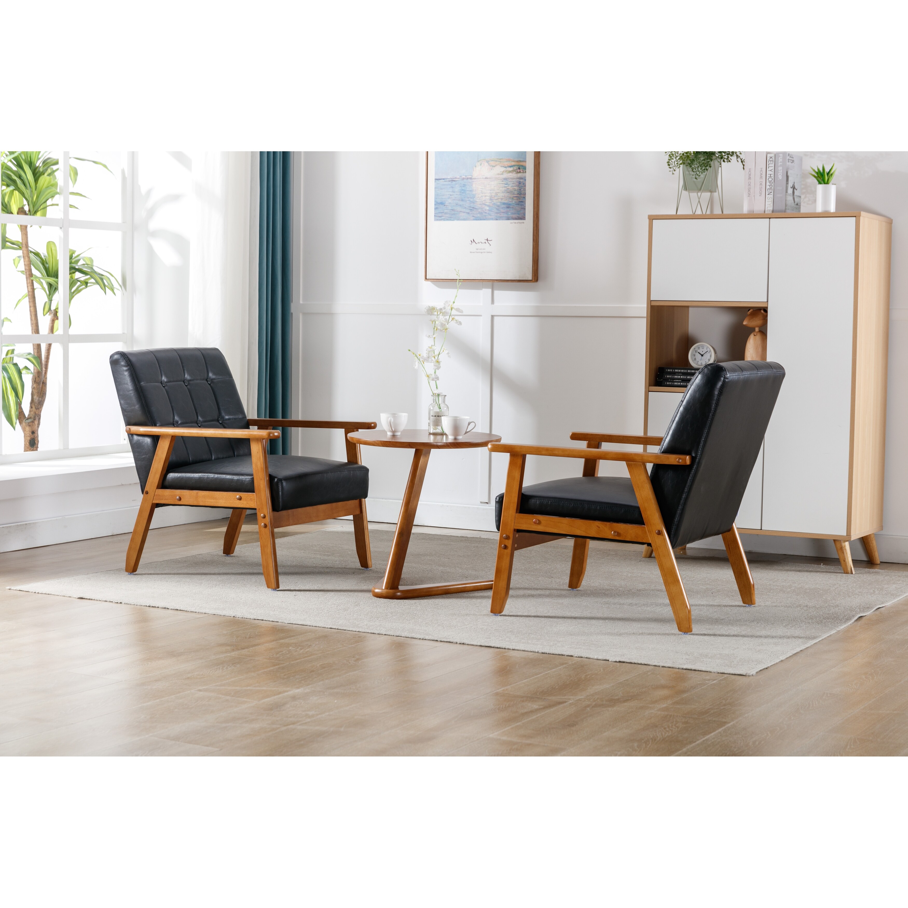 Modern accent chairs set of hotsell 2