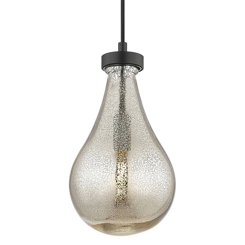 Innovations Lighting 451-1P-G451-7ME Owego 7" Wide Mini Pendant with - Matte Black