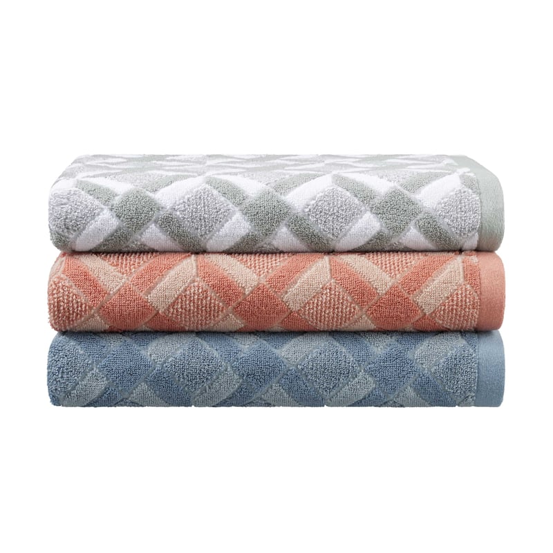 Martex Geo Blue Bath Towel