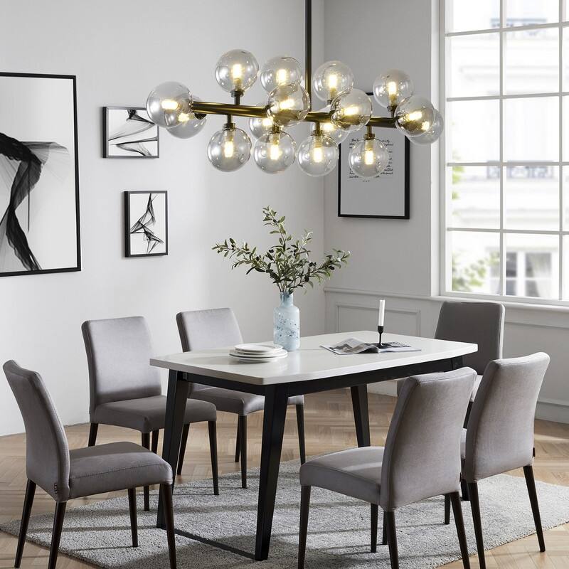 Mid Century Sputnik Chandelier Modern Pendant Light for Dining Room