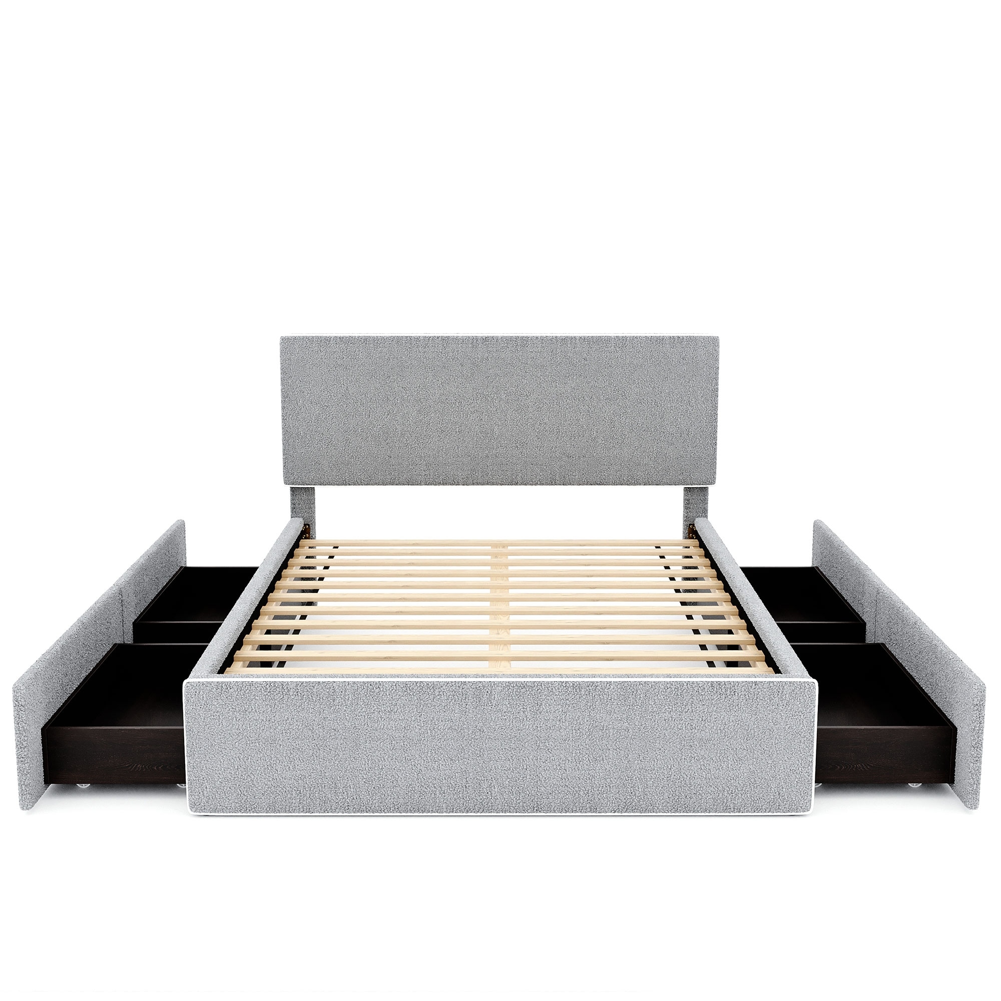 West elm contemporary upholstered storage deals bed