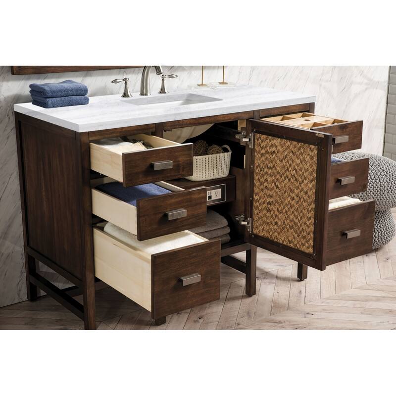 James Martin Vanities Addison 48" Single Basin Hardwood Vanity Set