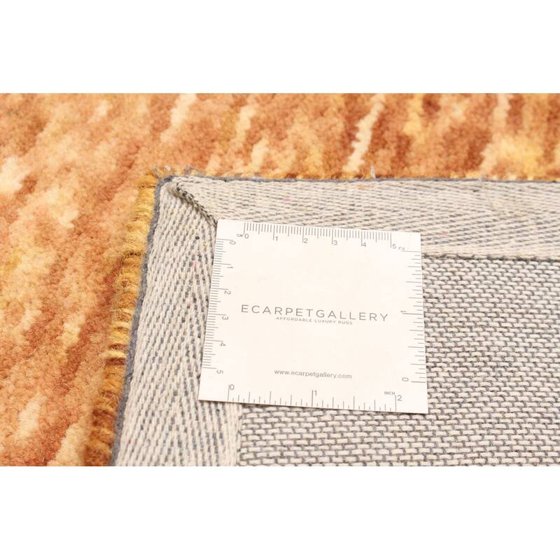 ECARPETGALLERY Hand Tufted Timeless Copper Wool Rug - 5'1 x 8'0