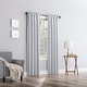 preview thumbnail 73 of 83, Sun Zero Hayden Energy Saving Blackout Rod Pocket Curtain Panel, Single Panel