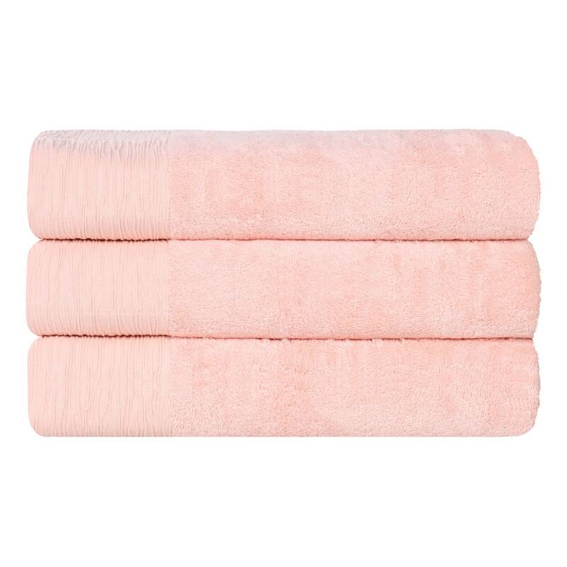 Superior Sierra Rayon From Bamboo Cotton Blend Bath Towel Set of 3