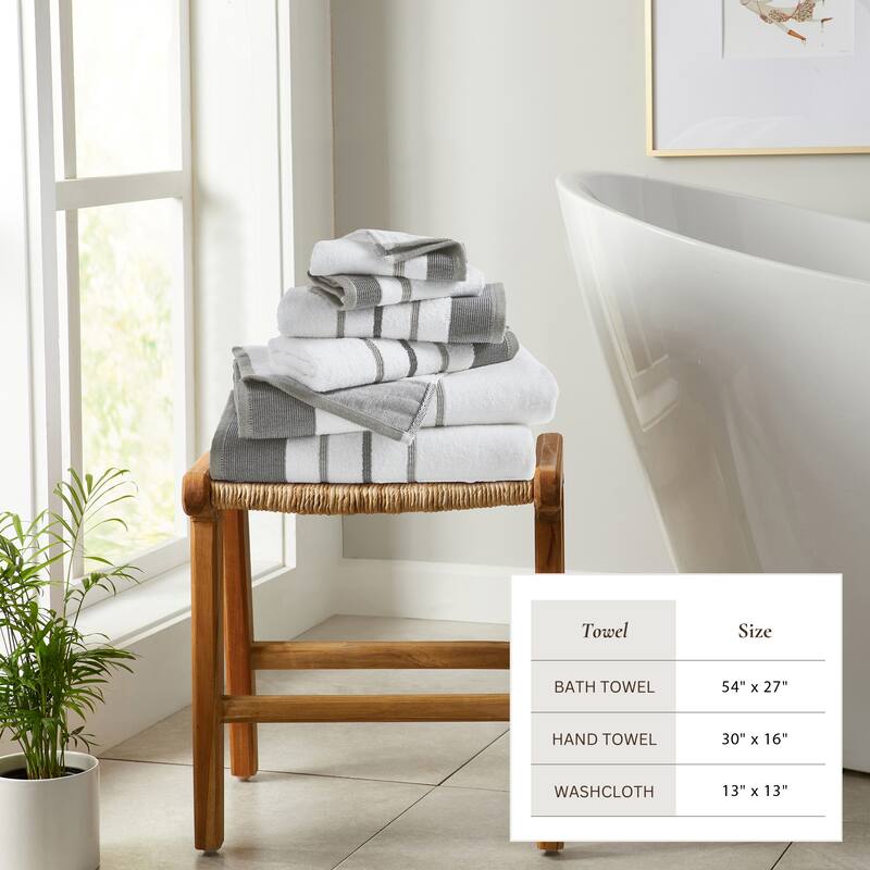 Linery & Co. Luxury Cotton Decorative Towel Set.