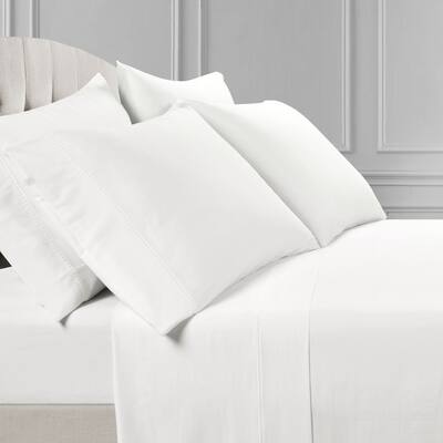 Lush Decor Aria Dots 6 Piece Sateen Cotton Sheet Set