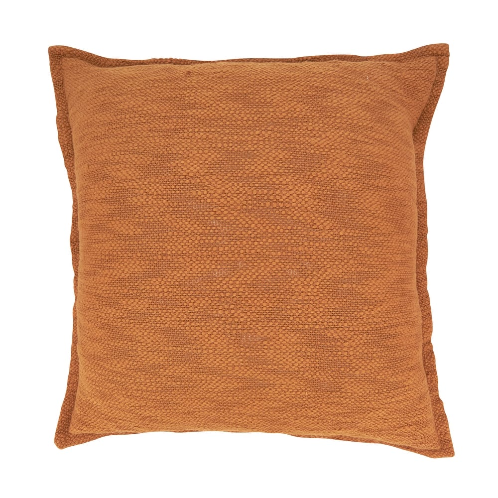 Textured Elegance Flange Throw Pillow