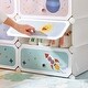 preview thumbnail 20 of 24, Kids Shoe Storage Solutions with Convenient Doors and Metal Wire Frame Perfect for Playrooms or Entryways