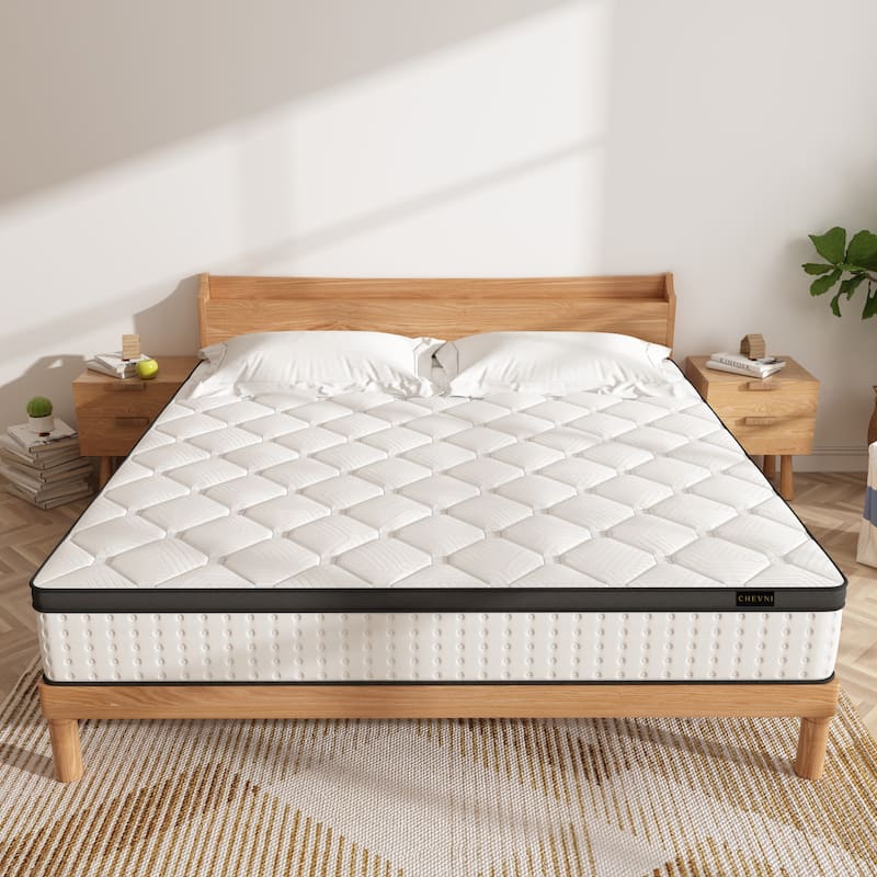12" Medium Pillow Top Edge Support Spring Pocket Mattress