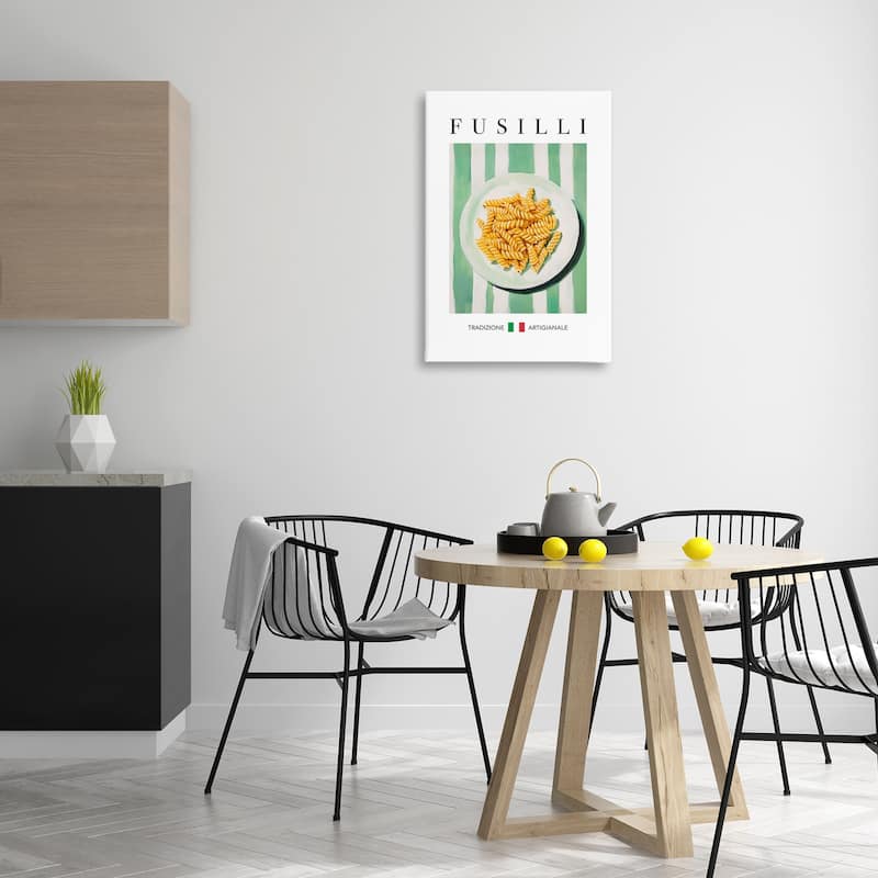 Stupell Traditional Fusilli Pasta Canvas Wall Art Design By Andreas Magnusson