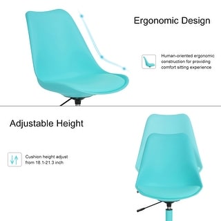 Homy Casa Modern Minimalist Task Chair with 360 Degree Swivel - Bed ...