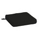 preview thumbnail 72 of 89, Arden Selections ProFoam Outdoor Dining Chair Seat Cushion 18-inch - Onyx Black