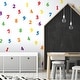 preview thumbnail 2 of 3, Numbers Primary Peel & Stick Wall Decal Art