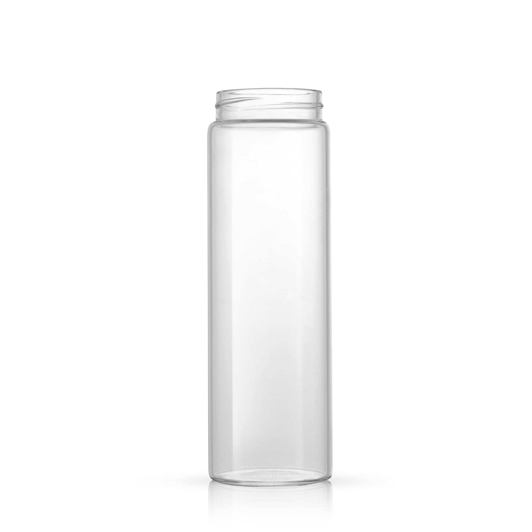 Joyjolt Glass Water Bottles With Stainless Steel Cap - 32 Oz Water