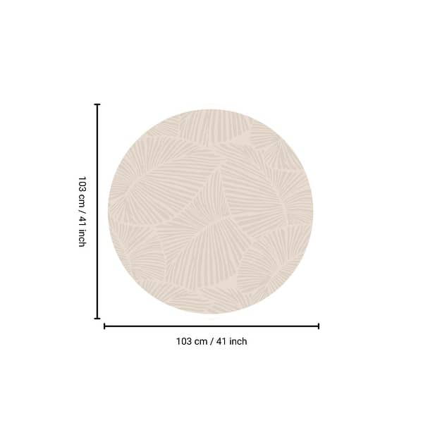 dimension image slide 1 of 13, Round Area Rugs Oriental Floral Rugs Soft Indoor Rug