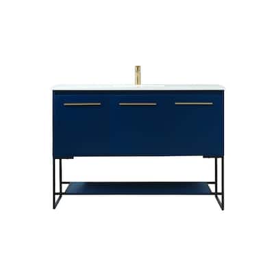 Elegant Lighting VF42548M Sloane 48" Free Standing Single Basin Vanity