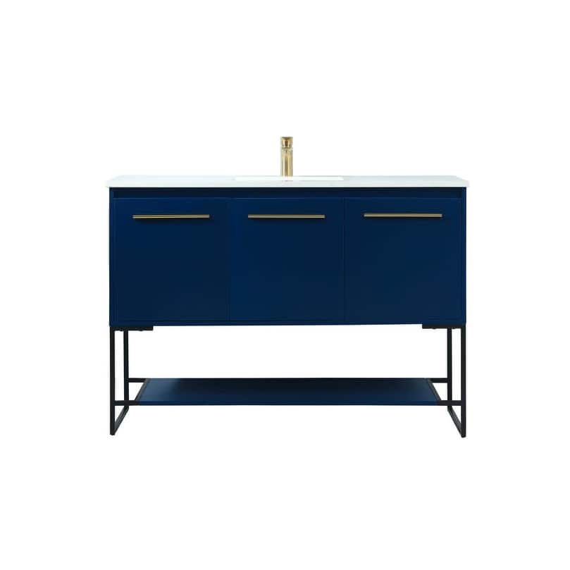 Elegant Lighting VF42548M Sloane 48" Free Standing Single Basin Vanity