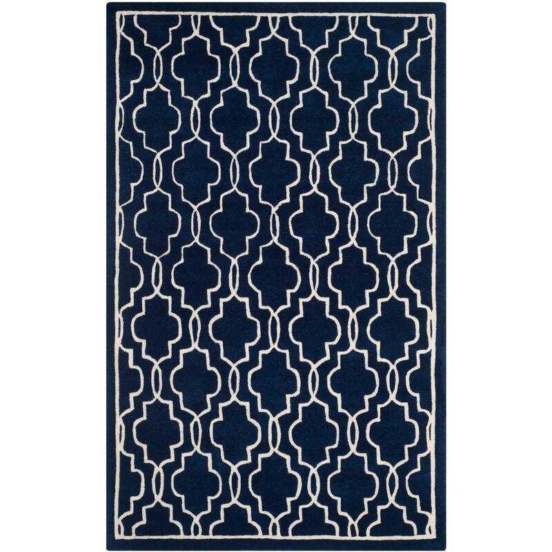 SAFAVIEH Handmade Chatham Nazzarena Modern Moroccan Wool Rug