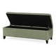 preview thumbnail 86 of 100, Mission Tufted Fabric Storage Ottoman Bench by Christopher Knight Home - 50.50"L x 18.75"W x 16.00"H