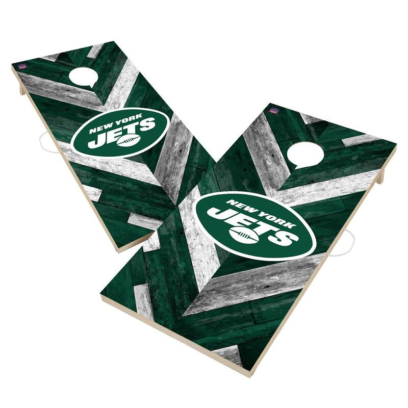 New York Jets NFL Cornhole Board Set - NO Accessories