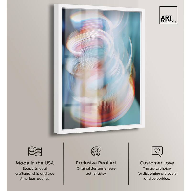 Swirling Light II Shadowbox by Art Remedy