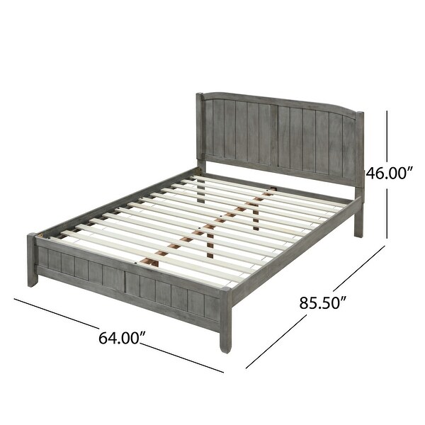 Cloves Rustic Wooden Queen Platform Bed by Christopher Knight Home