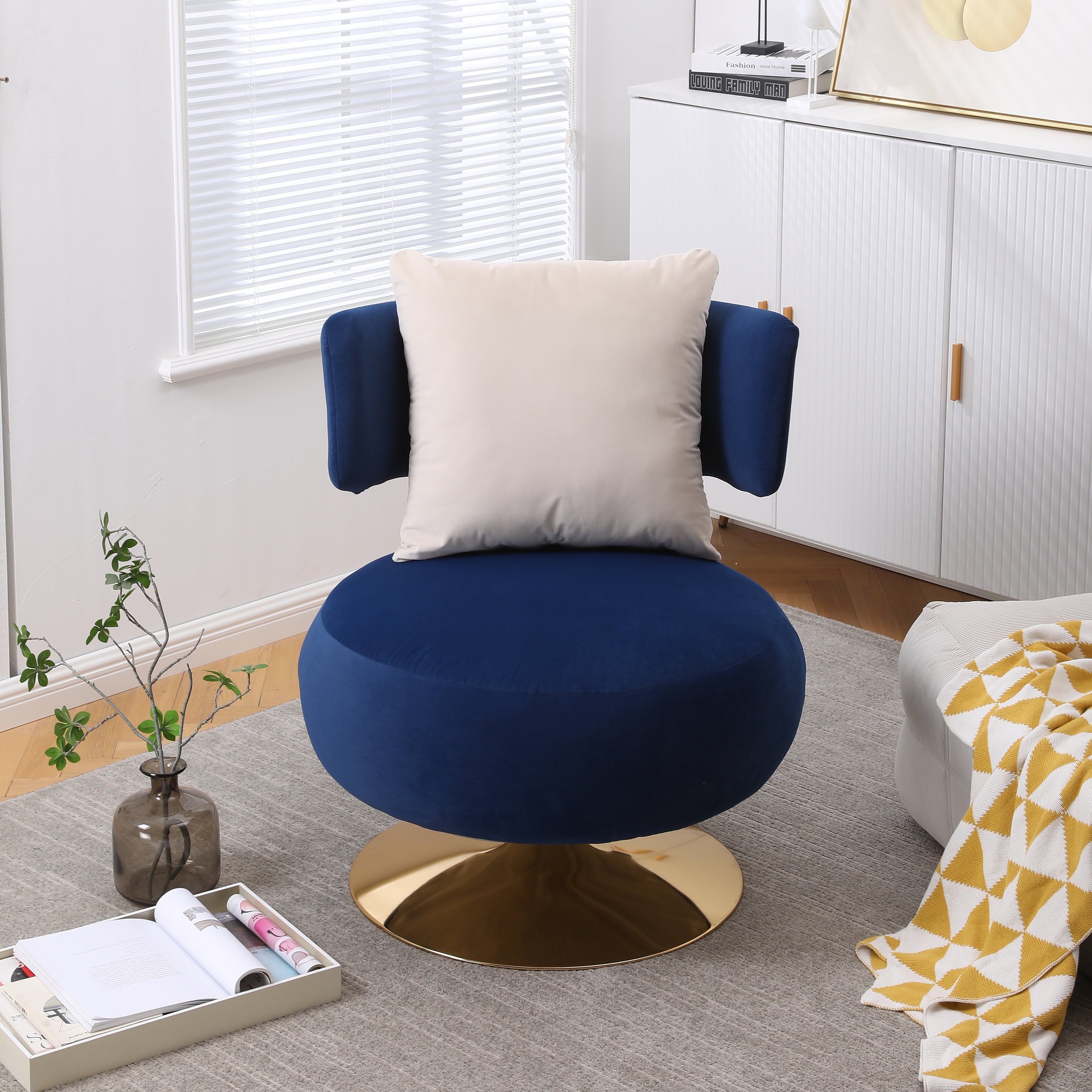 Round soft chair store