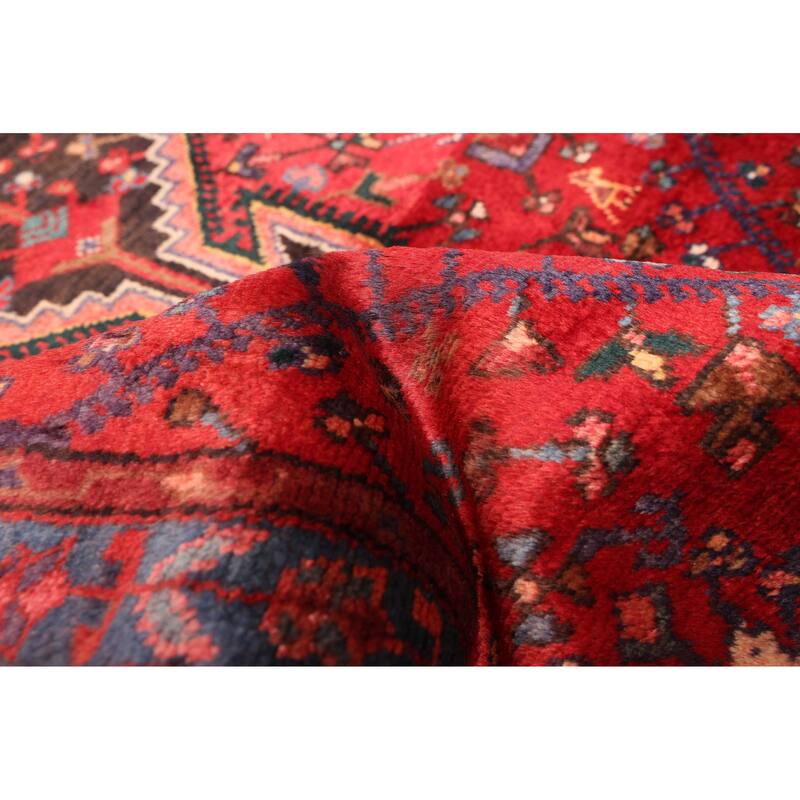 ECARPETGALLERY Hand-knotted Anadol Red Wool Rug - 2'8 x 10'6