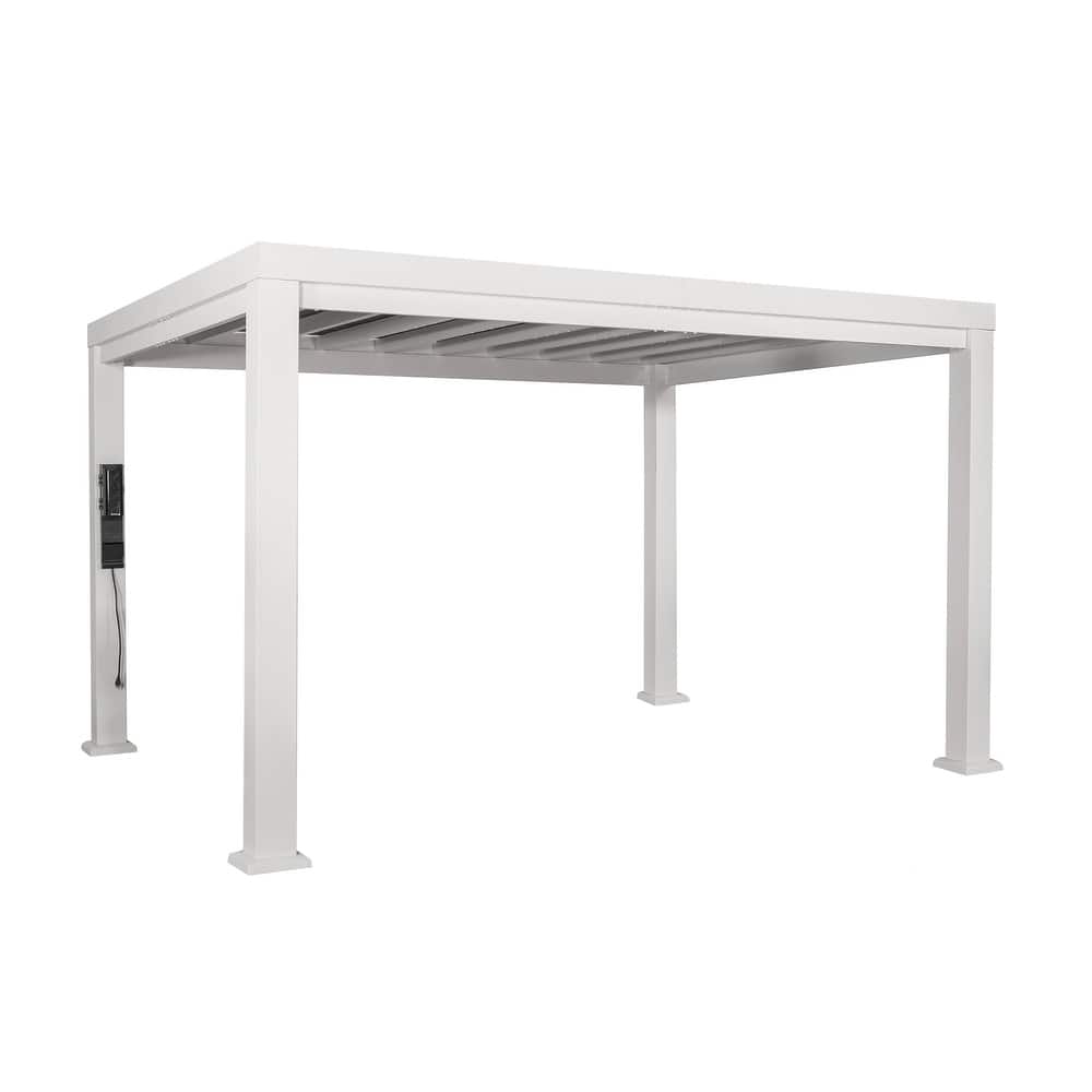 Backyard Discovery Windham 14x10' Galvanized Steel Pergola with Canopy