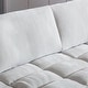 preview thumbnail 4 of 14, Roundhill Furniture Breton Contemporary Fabric Tufted Chair, Oyster Gray