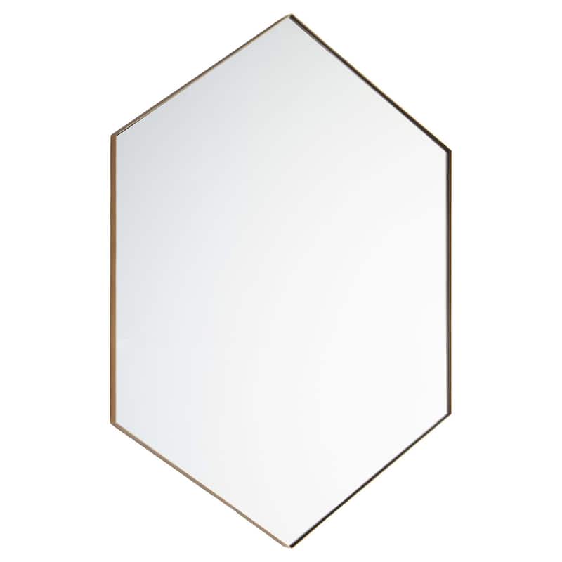 Quorum International 13-2434 Hexigon 24" W x 34" H Modern Geometric - Gold