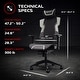 preview thumbnail 21 of 29, RESPAWN FLEXX Ergonomic Comfy Mesh Office Chair, Gaming Chair