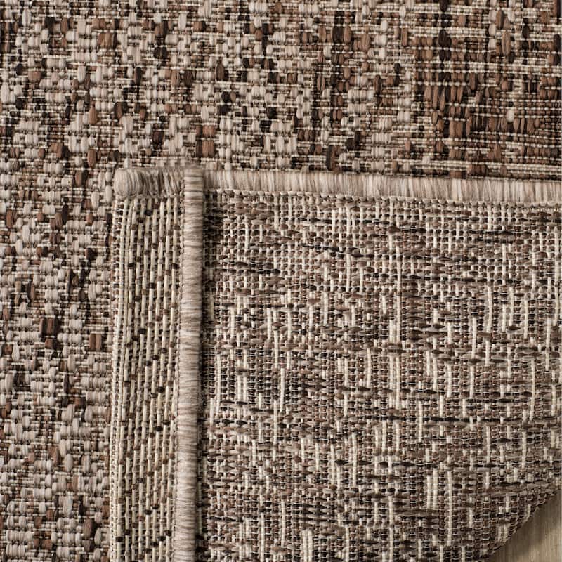 SAFAVIEH Courtyard Nanci Stripe Indoor/ Outdoor Waterproof Patio Backyard Rug