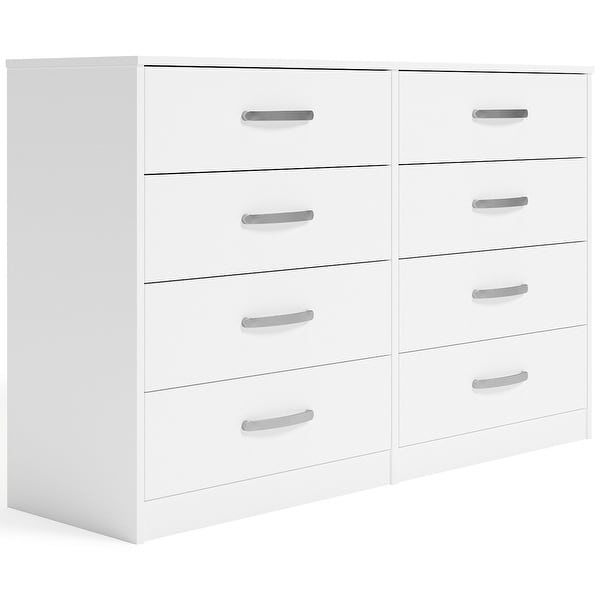 Signature Design by Ashley Finch White Eight Drawer Dresser. Opens flyout.