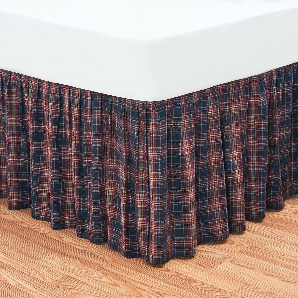 Red Queen Size Plaid Bed Skirts Bed Bath Beyond