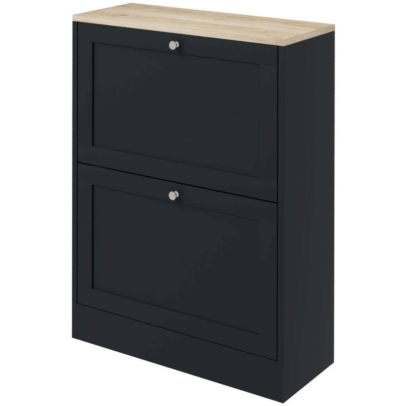 Modern Narrow Shoe Storage Cabinet with Adjustable Shelves, Holds 12 Pairs of Shoes, Ideal for Entryways, Hallways and Proch